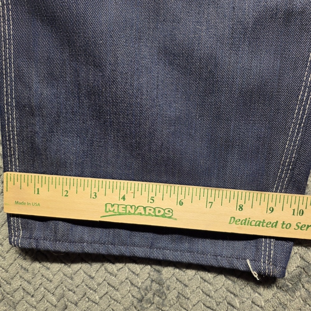 Vintage Montgomery Ward Sanforized Denim Bib Overalls Men's 42x29 Union Made USA - Picture 8 of 16
